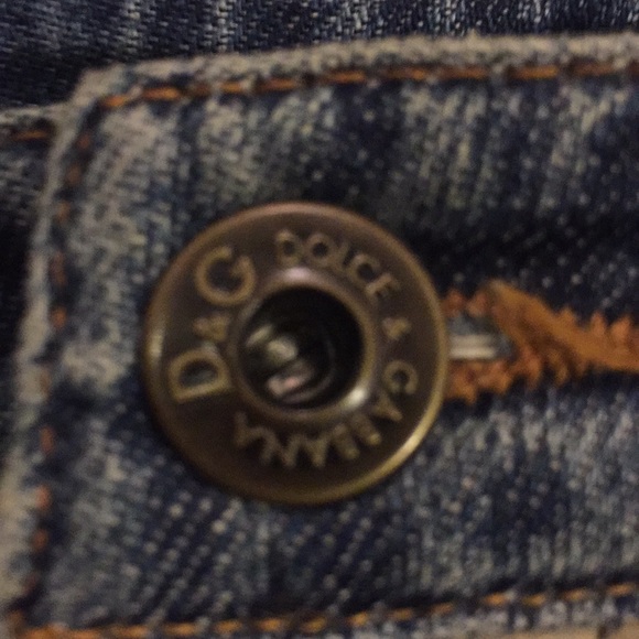 đź’ĄDOLCE & GABBANA VINTAGE DEMIN & SUEDE SKIRT - Picture 3 of 8